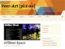 Tablet Screenshot of peerart.org